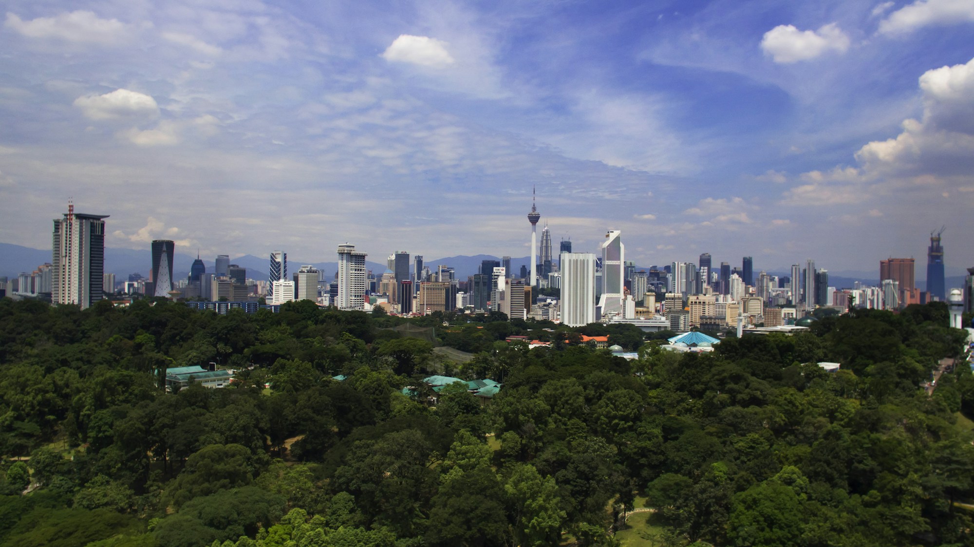 Kuala Lumpur skyline and urban landscape